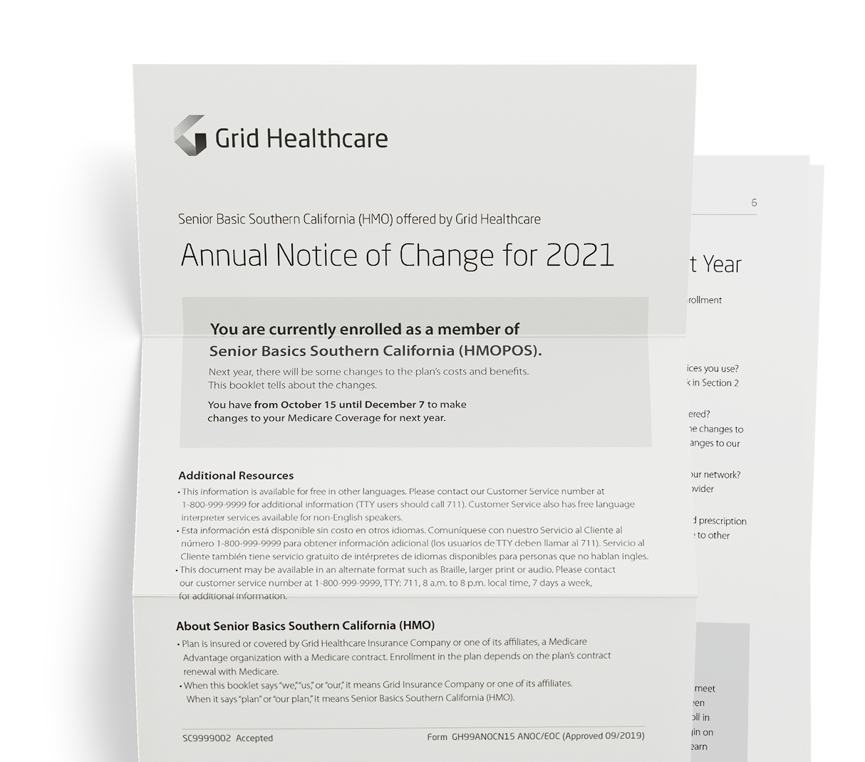 ANOC Medicare document