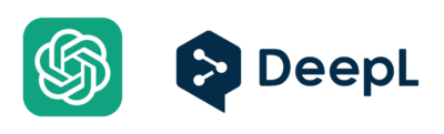 GPT DeepL logo lockup